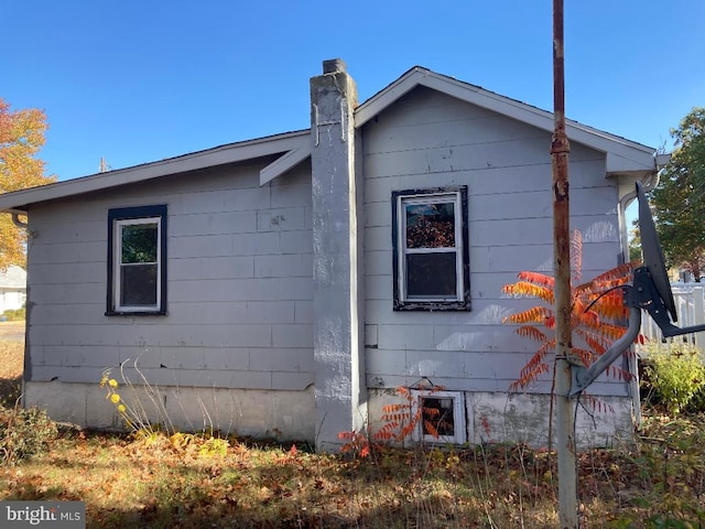 view of side of property