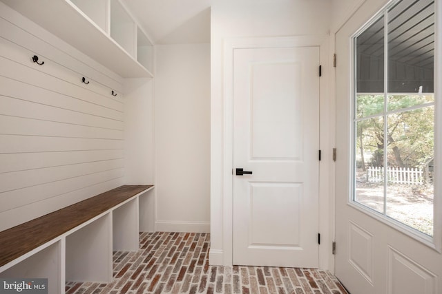 view of mudroom