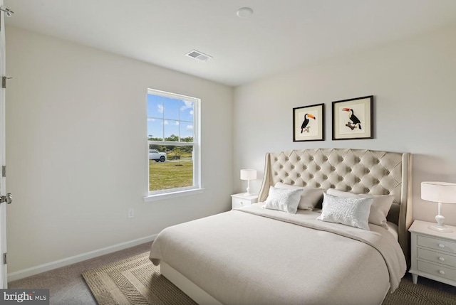 bedroom featuring carpet flooring