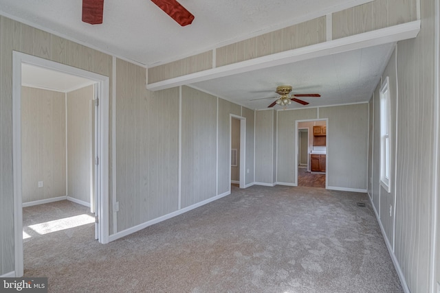 unfurnished bedroom with light carpet