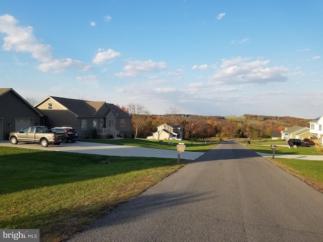 view of road