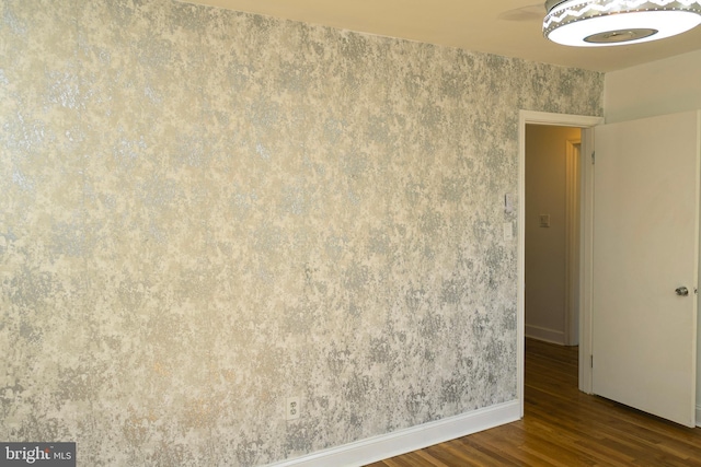 12507 Greenly St, Silver Spring, MD 20906 - empty room featuring wood finished floors and baseboards