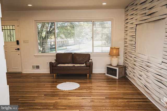 12507 Greenly St, Silver Spring, MD 20906 - sitting room with healthy amount of natural light, wood finished floors, recessed lighting, and baseboards