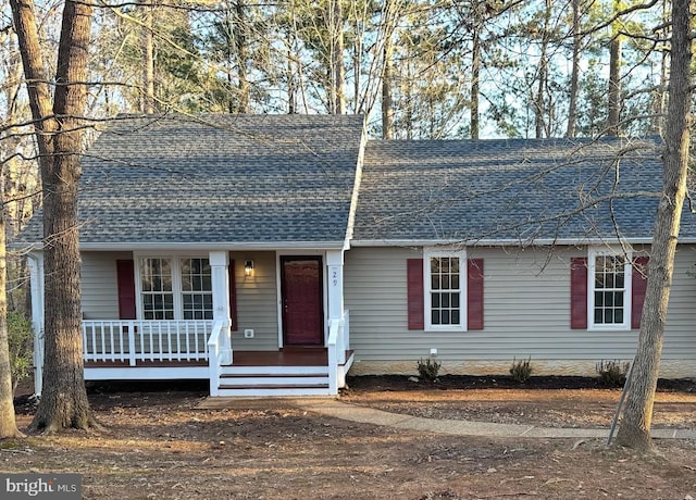 view of front of home