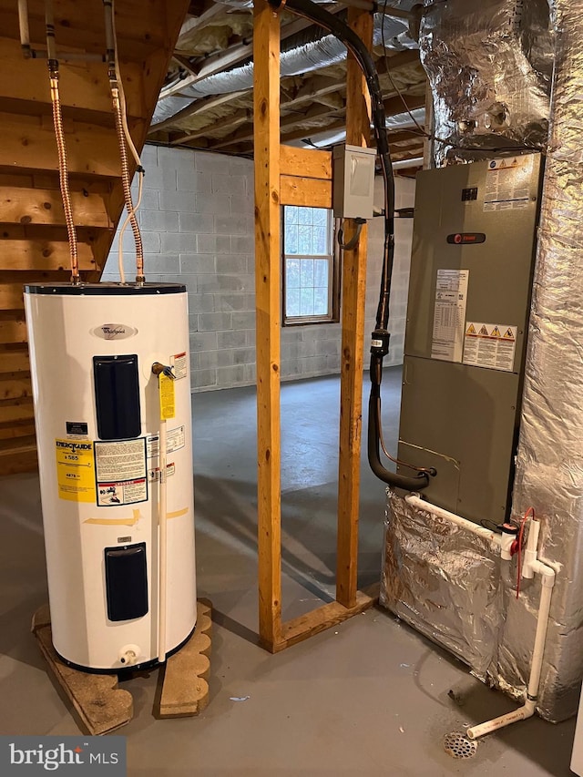 utilities with water heater