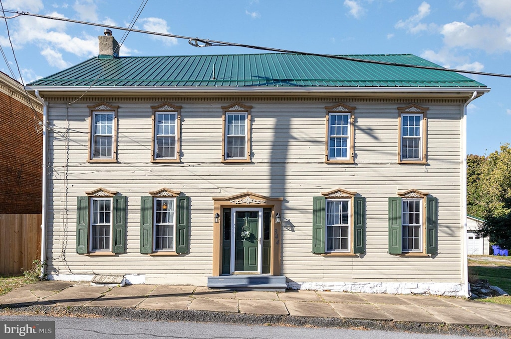 view of colonial-style house