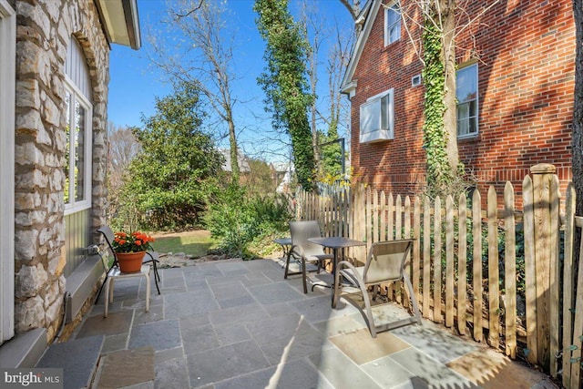 4619 Langdrum Ln, Chevy Chase, MD 20815 - view of patio featuring fence