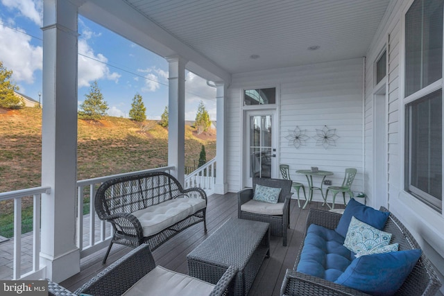 sunroom featuring a wealth of natural light