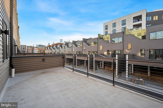 view of patio / terrace featuring a balcony