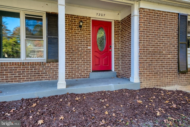 view of entrance to property