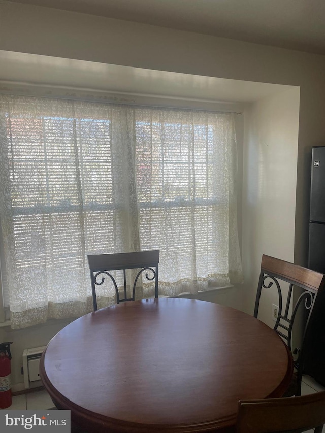 view of dining area