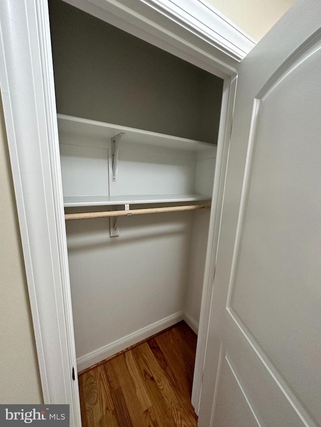 view of closet