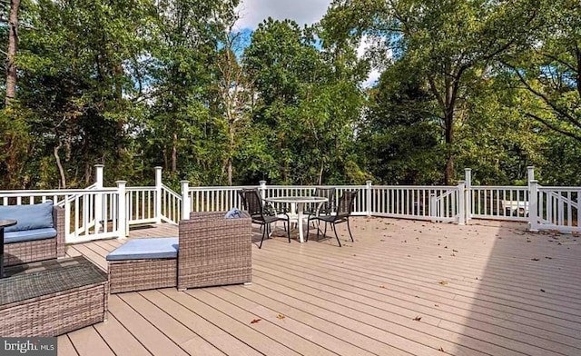 31 S Jersey Ave, Dorothy, NJ 08317 - wooden terrace featuring outdoor dining area