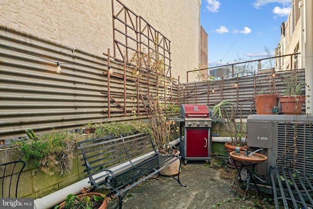 view of patio / terrace with grilling area