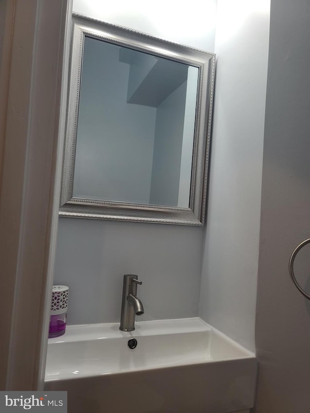 bathroom with a sink