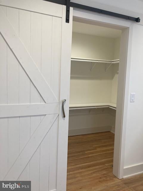 view of closet