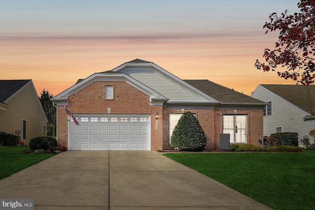 29748 Lyons Dr, Easton, MD 21601 - traditional-style house with a yard, concrete driveway, and brick siding