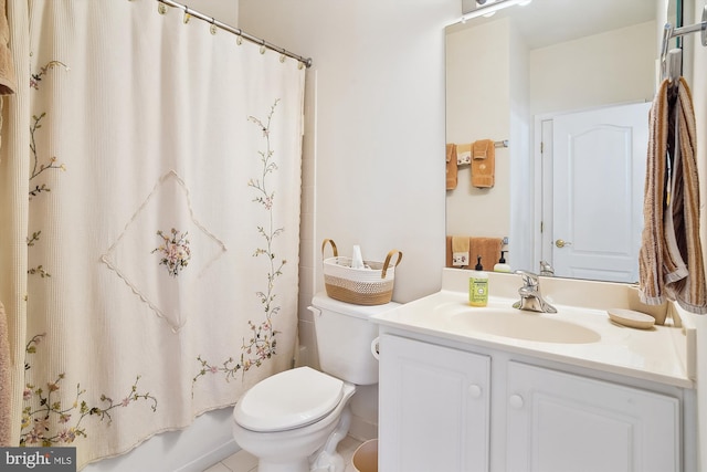 29748 Lyons Dr, Easton, MD 21601 - full bath with toilet, shower / tub combo, and vanity