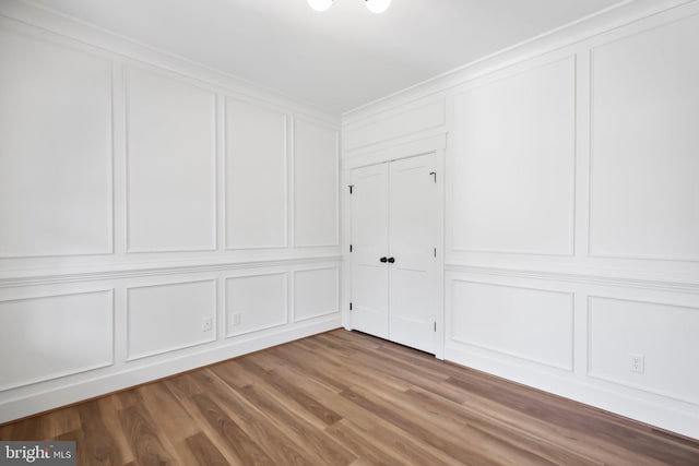 interior space featuring hardwood / wood-style flooring