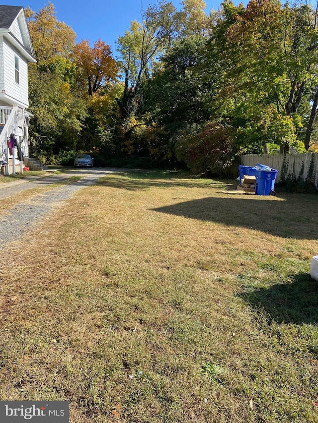 view of yard