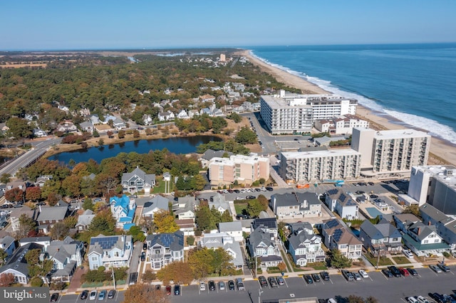 1 Virginia Ave Unit 501, Rehoboth Beach, DE 19971 - aerial view of waterfront with a beach