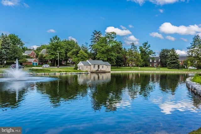 property view of water