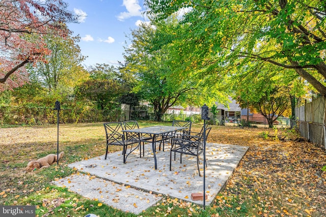 view of patio