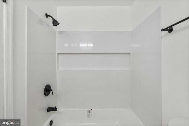 full bathroom with shower / tub combination