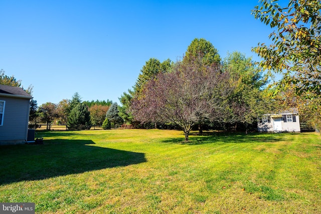 view of yard