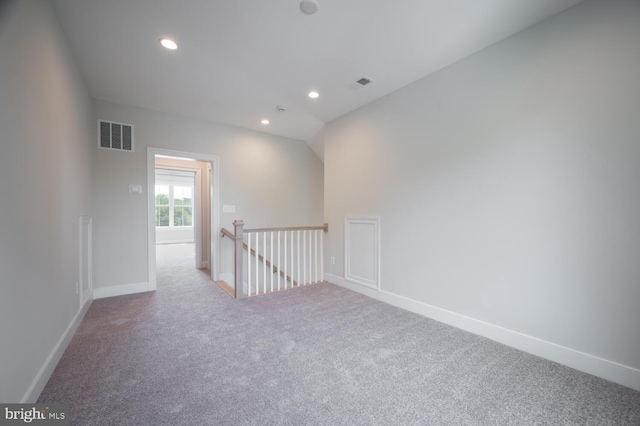 1453 N Lancaster St, Arlington, VA 22205 - spare room with carpet floors, recessed lighting, and baseboards