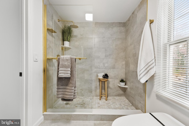 119 E Camden Ave, Moorestown, NJ 08057 - full bathroom with tiled shower and toilet