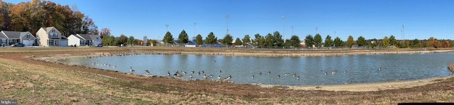 view of water feature