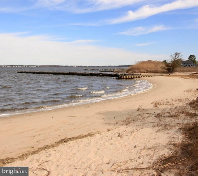 water view with a beach view