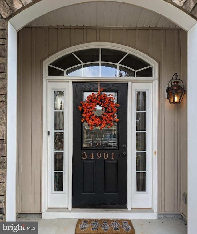 view of entrance to property