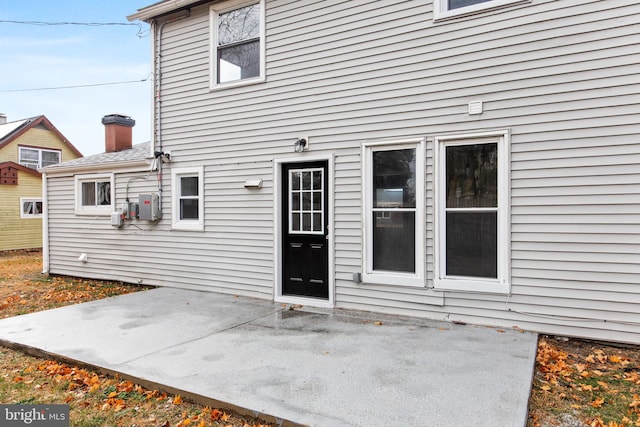 back of house featuring a patio area