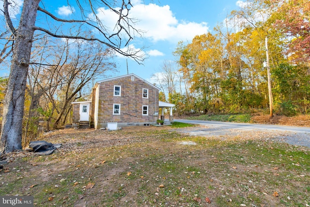 view of side of home