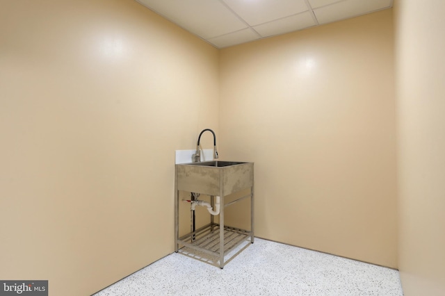 laundry area featuring sink