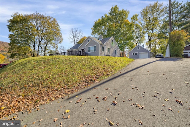 view of front of home