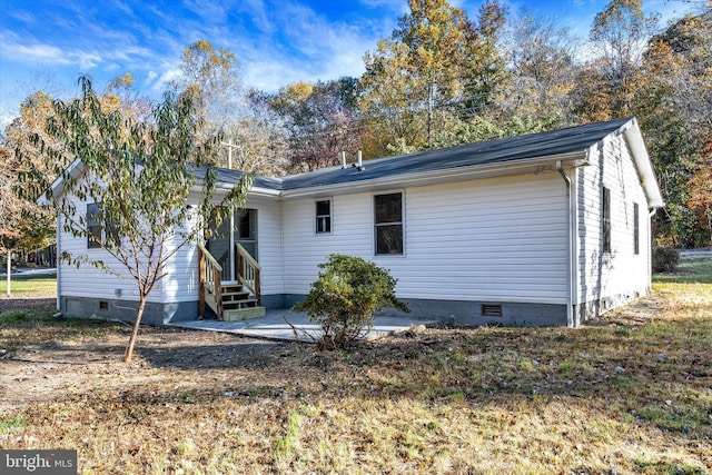 view of back of property