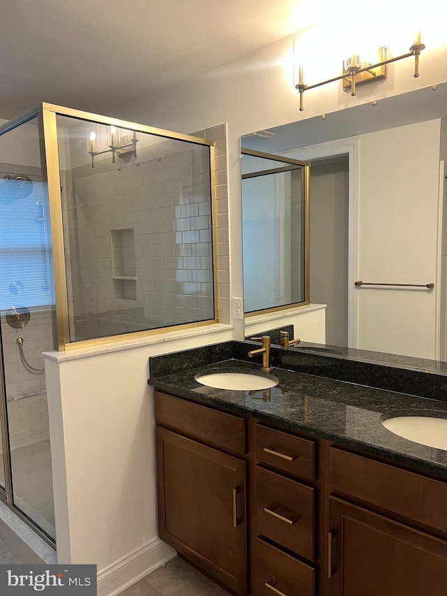 106 Berkshire Dr, Carlisle, PA 17015 - bathroom featuring a shower stall and double vanity