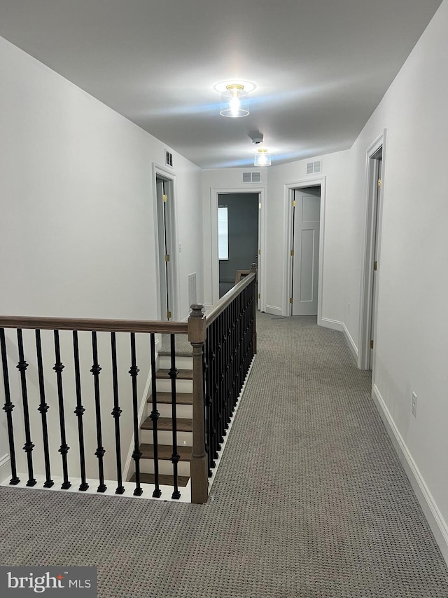 106 Berkshire Dr, Carlisle, PA 17015 - hallway with carpet floors, an upstairs landing, and baseboards