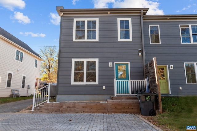 view of rear view of house