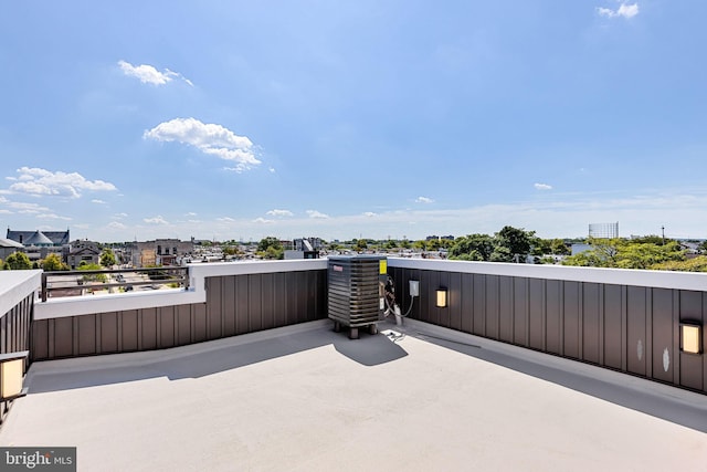 view of patio / terrace featuring a balcony