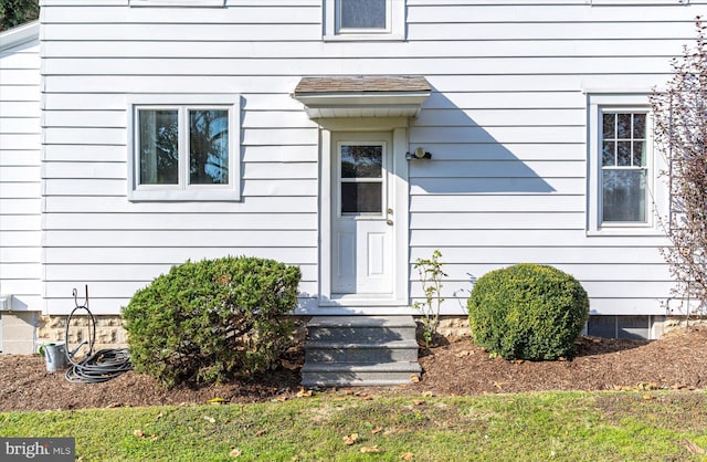 view of entrance to property