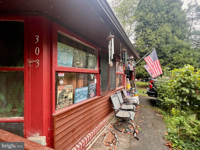 view of home's exterior