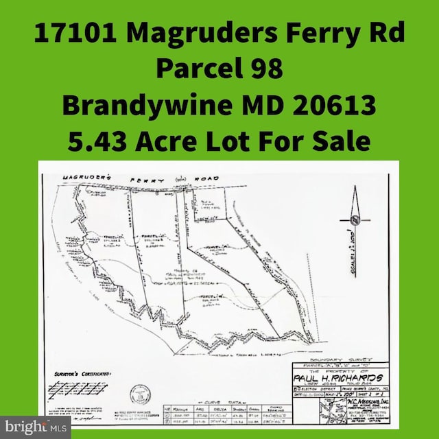 Magruders Ferry Rd Parcel C, Unit Parcel C, Brandywine MD, 20613 land for sale