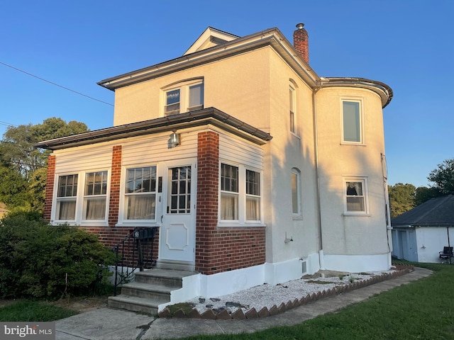 view of front of home