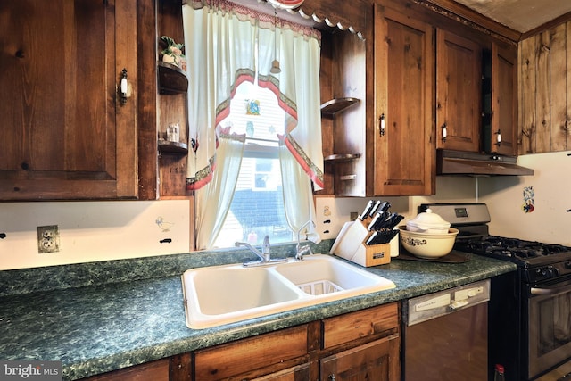 kitchen featuring sink and stainless steel appliances