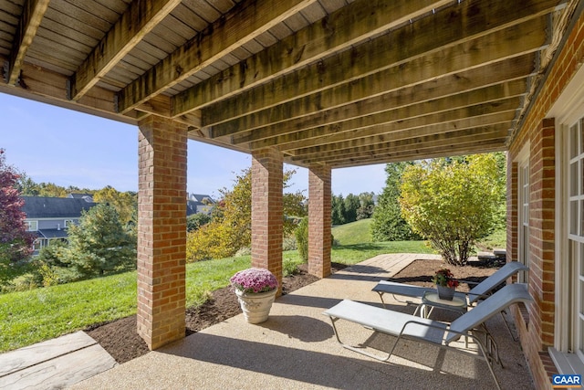 view of patio