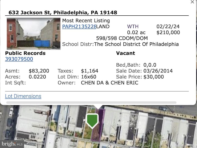 Listing photo 3 for 632 Jackson St, Philadelphia PA 19148